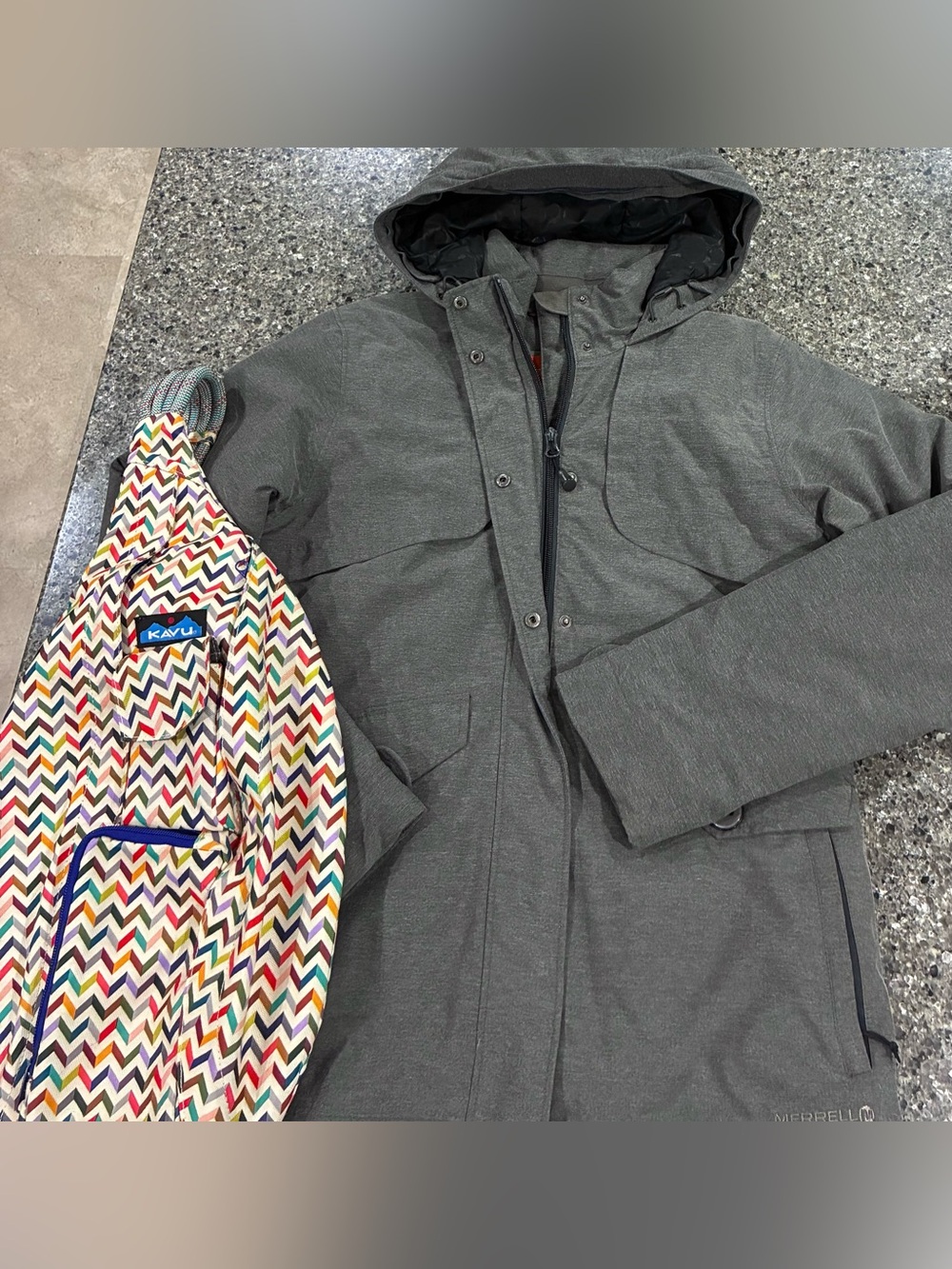 Womens MERRELL/KAVU Opti Warm Winter Coat & Crossbody Bag, sz Small